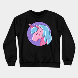 Unicorn dream adorable fantasy sweetness Crewneck Sweatshirt